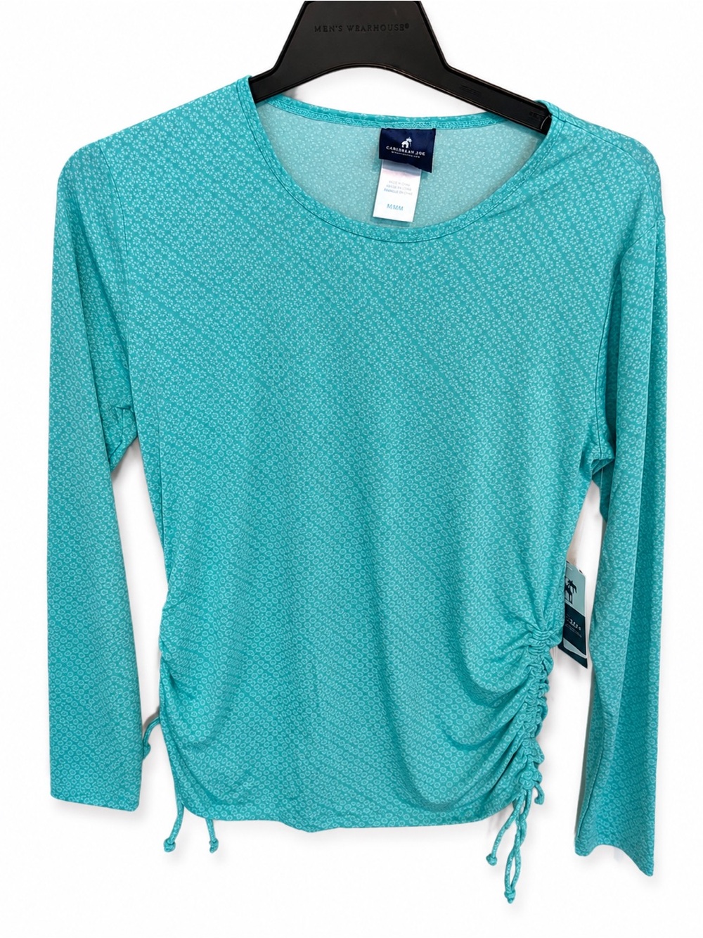 Caribbean Joe Island Supply Co. Ruched Side Top – Size Medium NWT